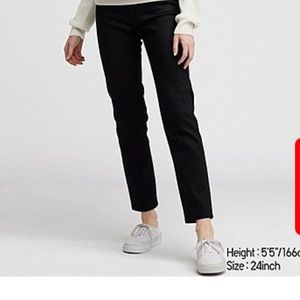 NWOT High waisted uniqlo black jeans